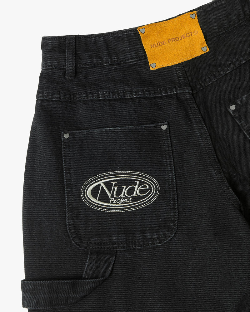 Barrel Jeans Black