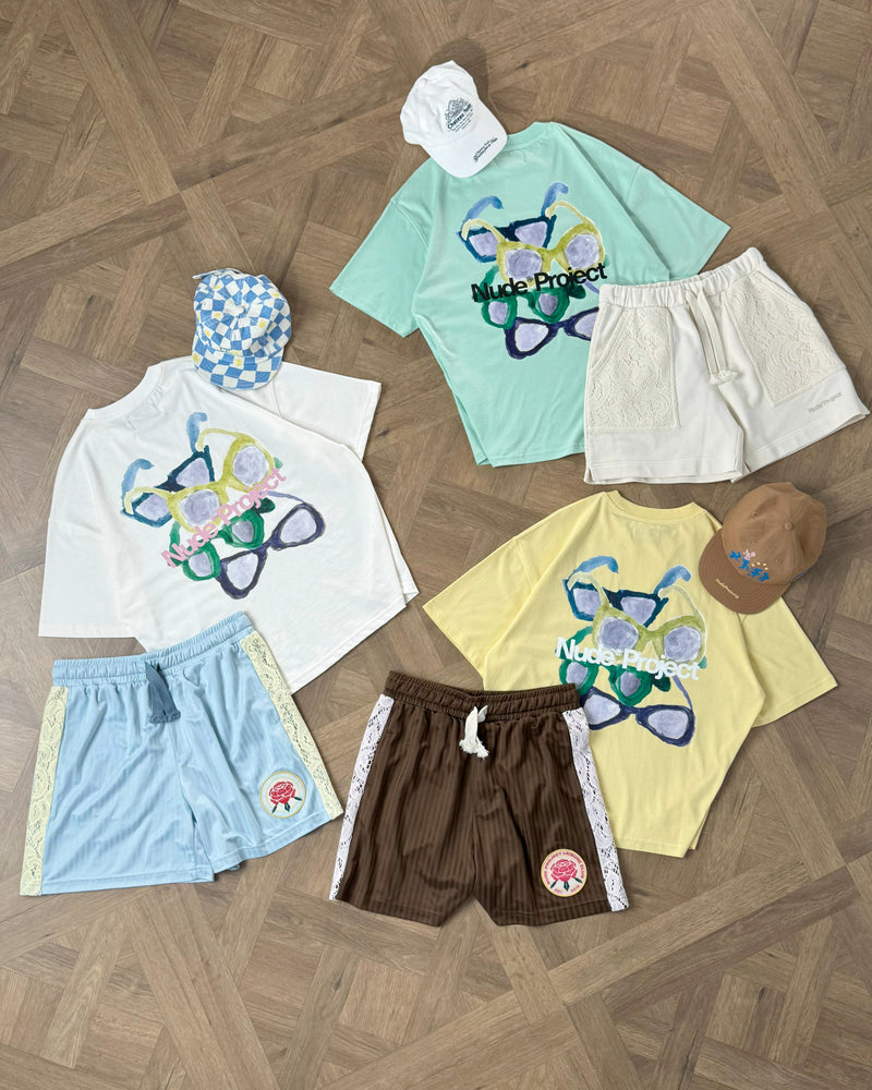 Sunglasses Tee Pale Green