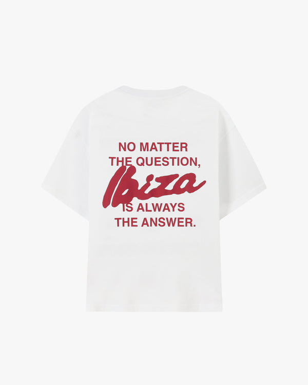 Answer Tee White