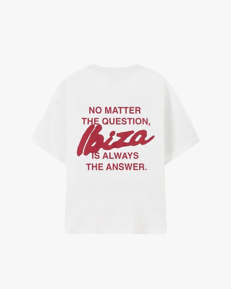 Answer Tee White