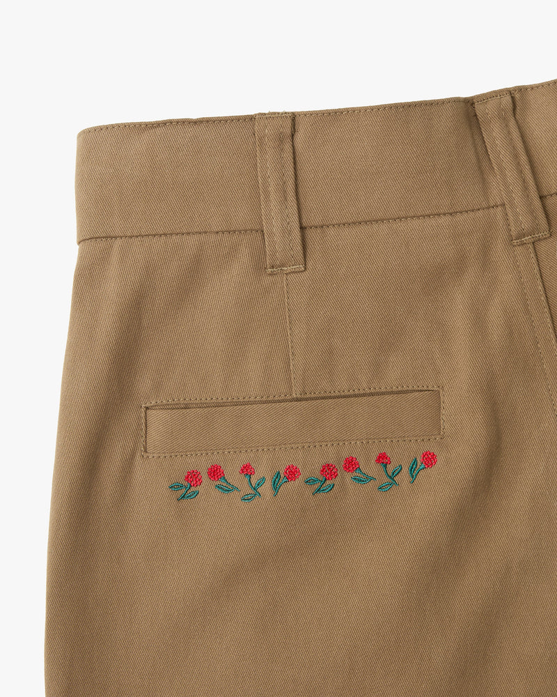 Vinyl Chino Pants Beige