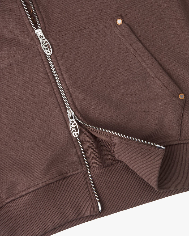 Beast Zip-up Hoodie Croco