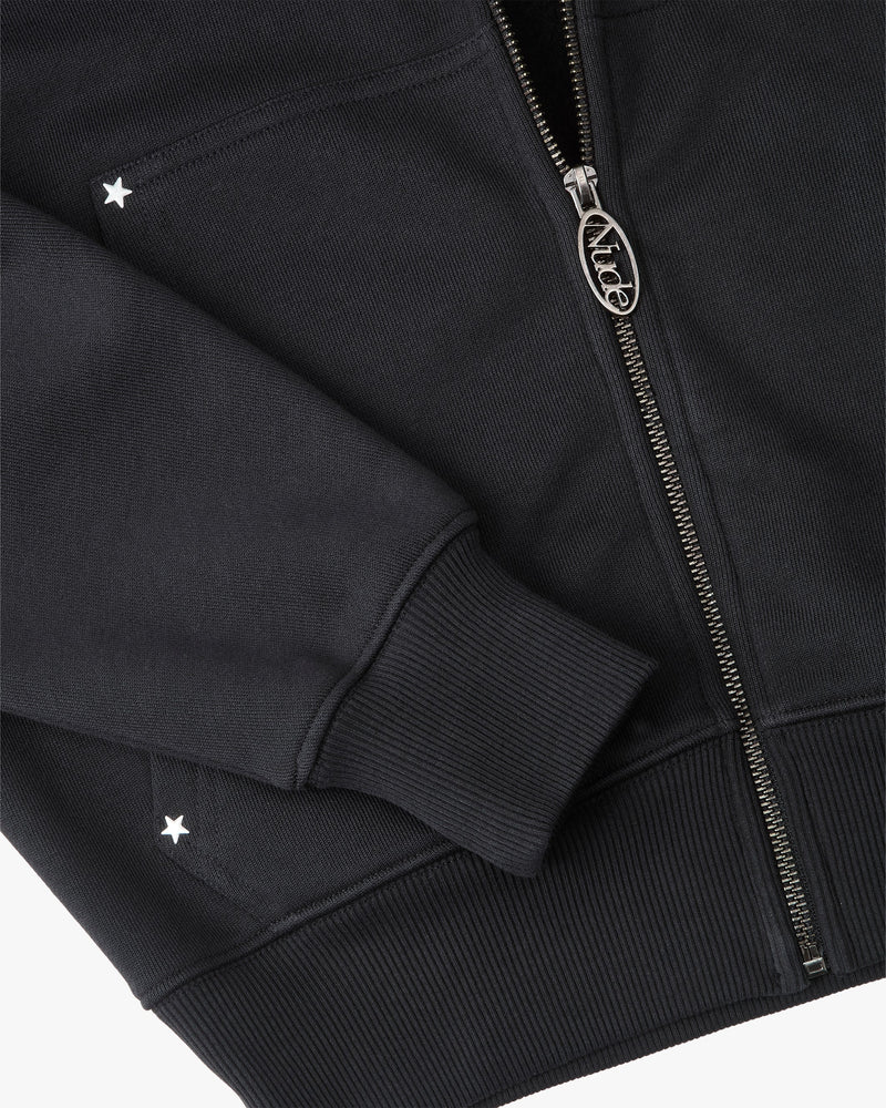 Lights Zip-Up Hoodie Black