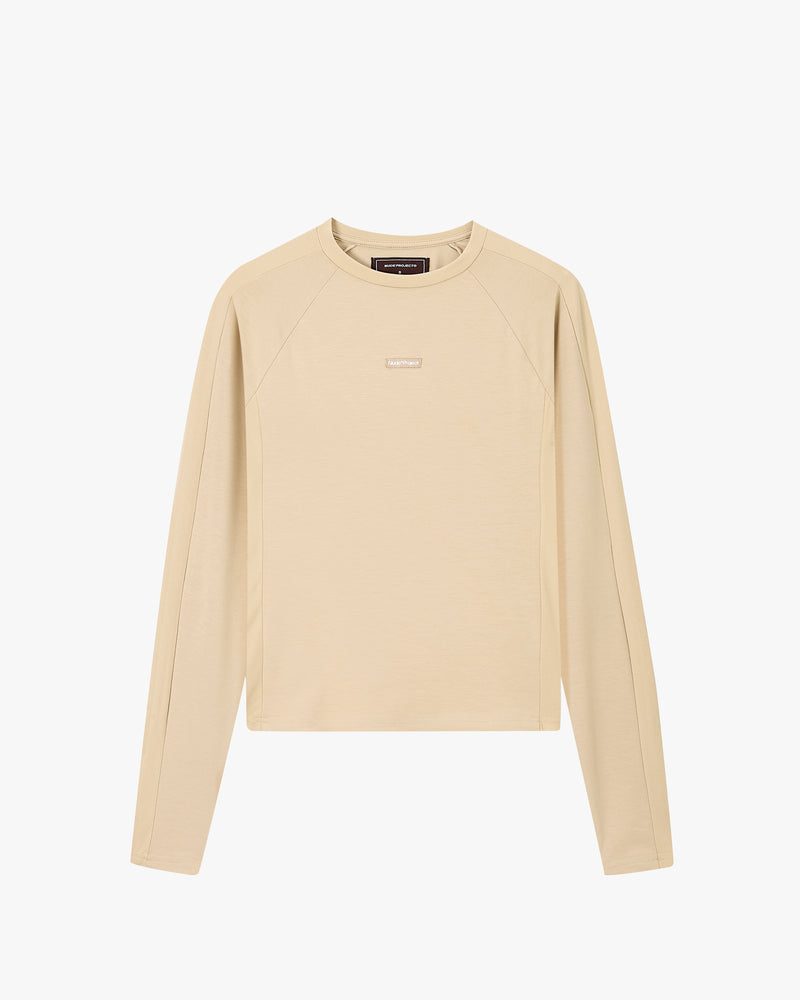 Tech Longsleeve Tee Beige