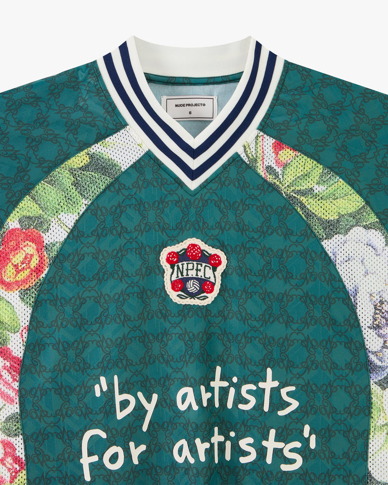 Blaze Football Long-Sleeve Tee Green