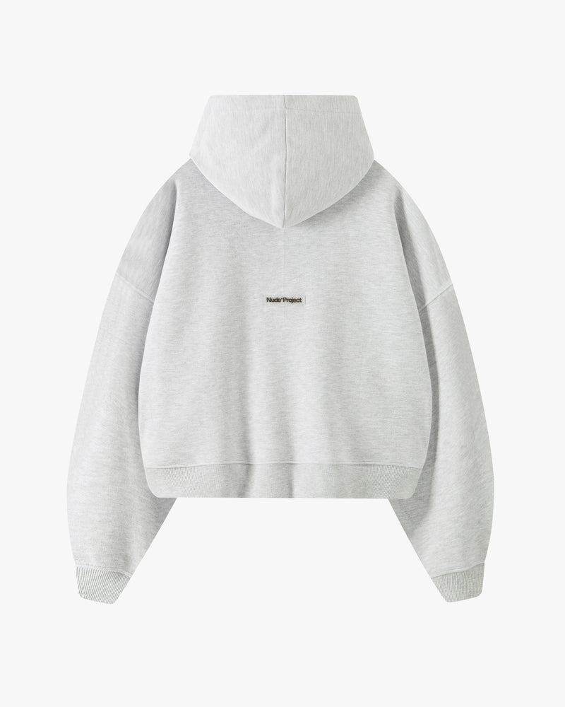 Location Boxy Hoodie Grey