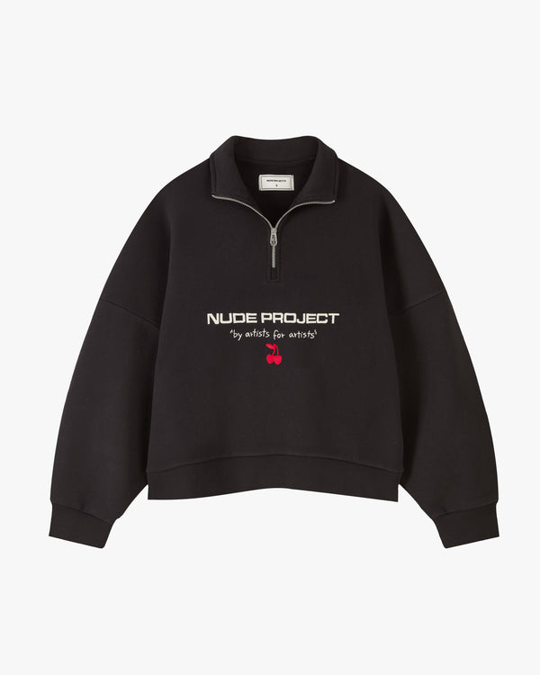 Sport Quarter-Zip Black