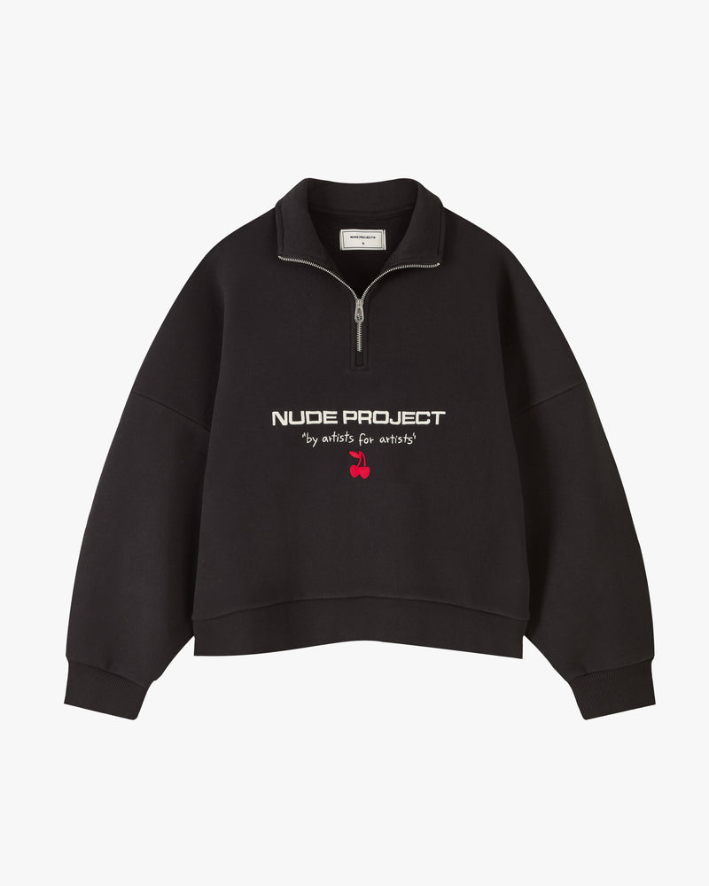 Sport Quarter-Zip Black
