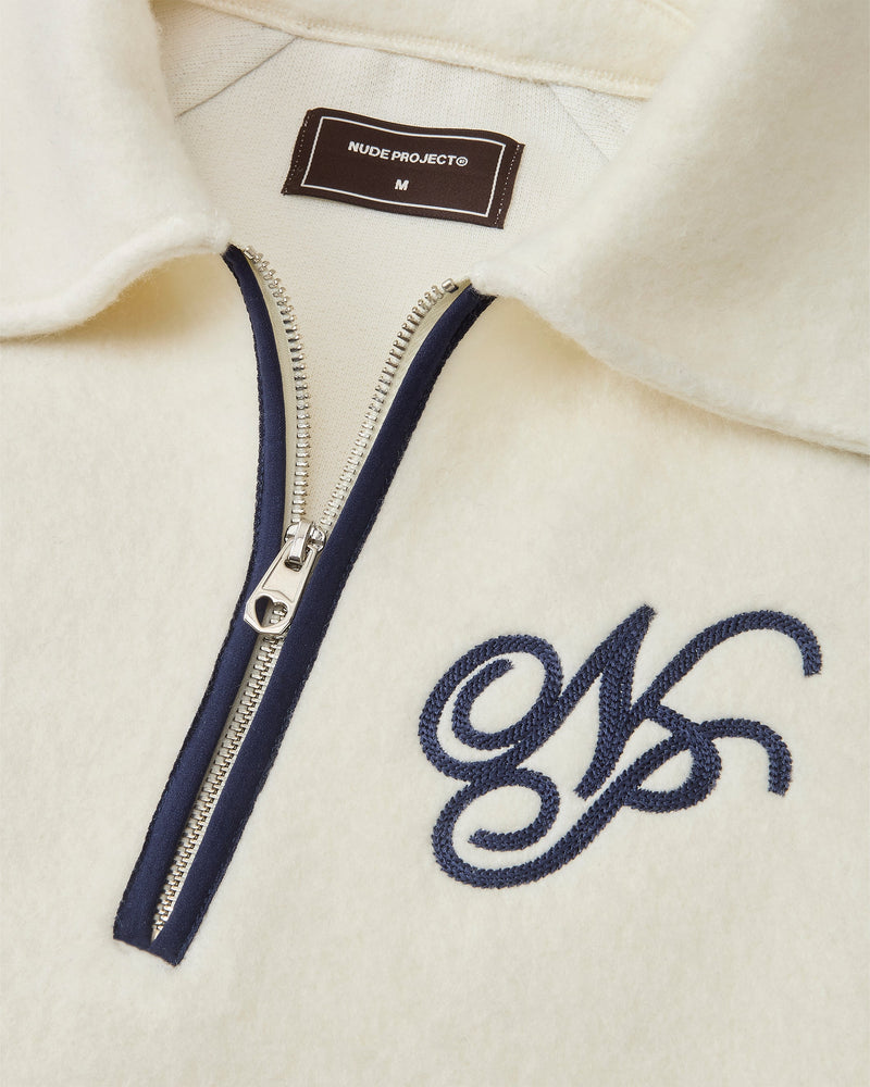 Teddy Quarter-Zip Polar Marshmallow