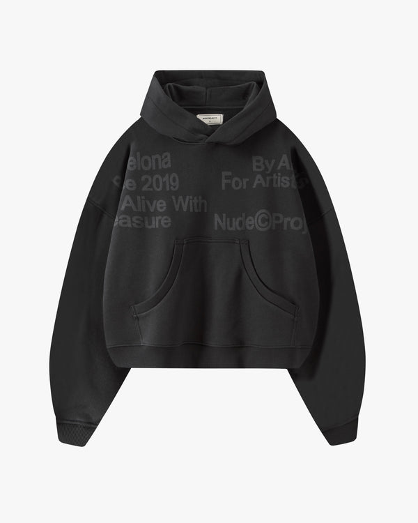 Location Boxy Hoodie Ash