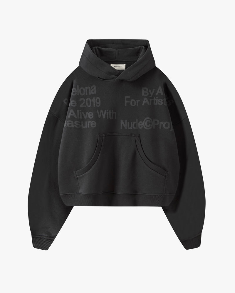 Location Boxy Hoodie Ash