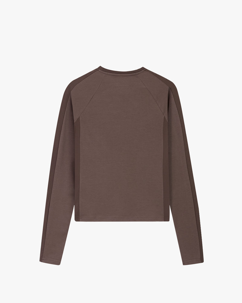 Tech Longsleeve Tee Brown