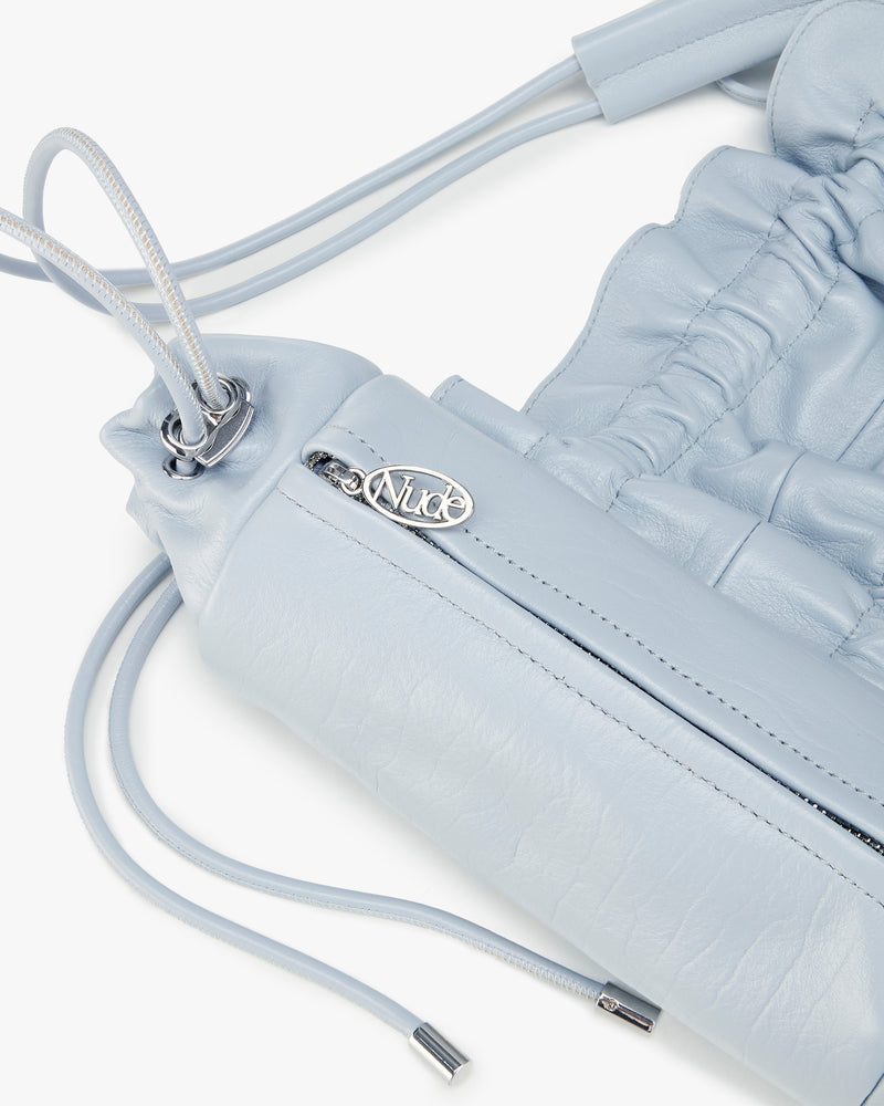 Oyster Leather Bag Blue