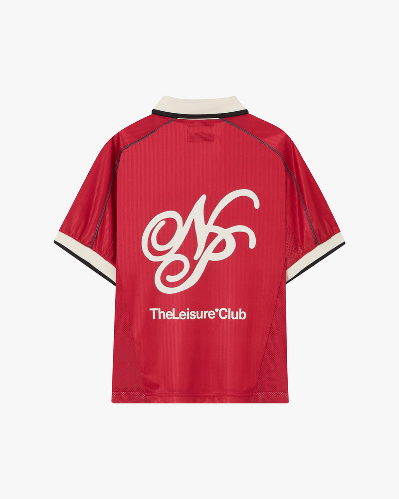 Basic Football Tee Red