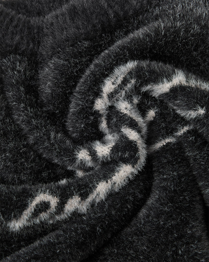 Gradient Cozy Sweater Black