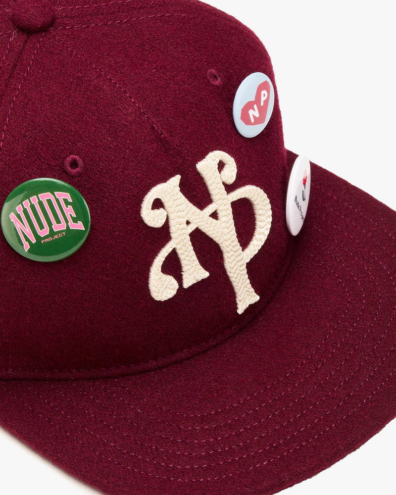 24/7 in my ex's mind Cap Burgundy