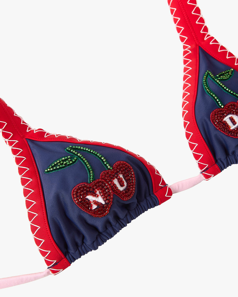 Coralite Bikini Top Blue