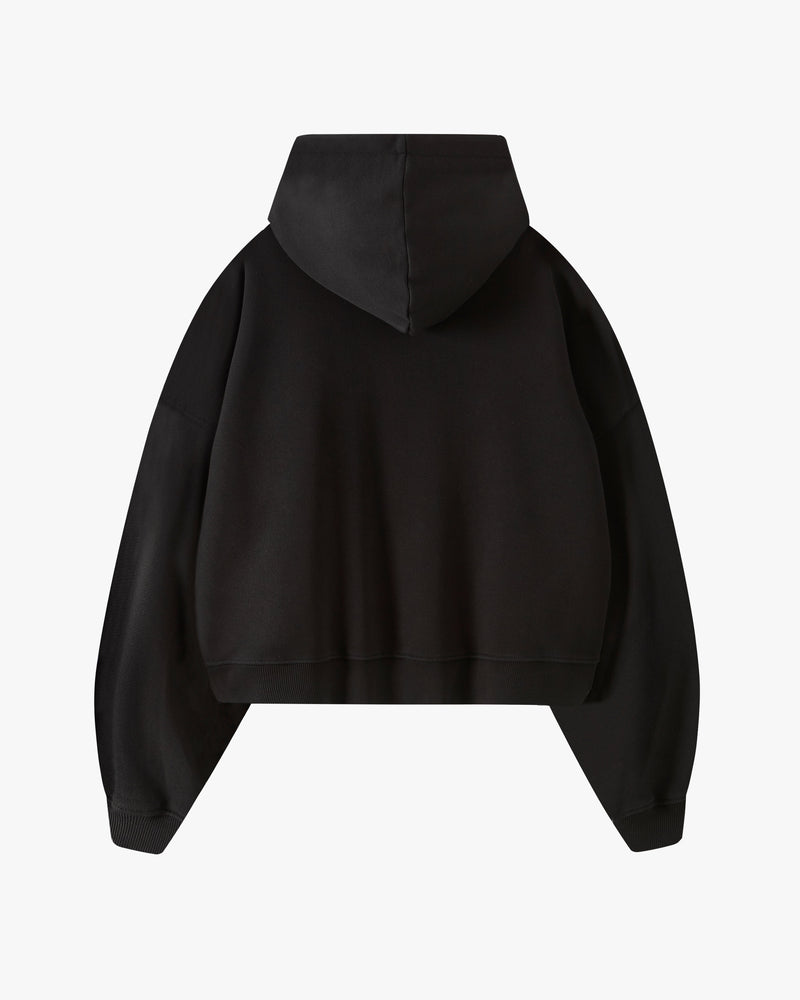 Liberty Boxy Hoodie Black