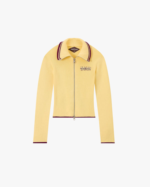 Kiddo Full-Zip Knit Yellow