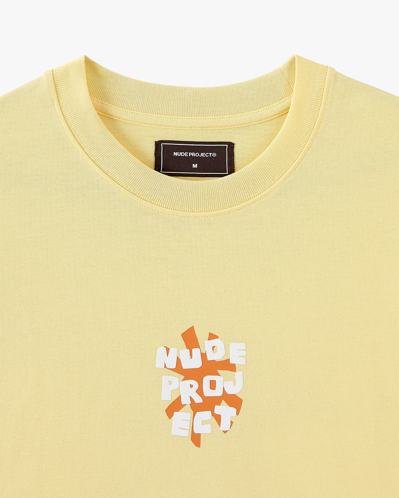 Astro Tee Pale Banana