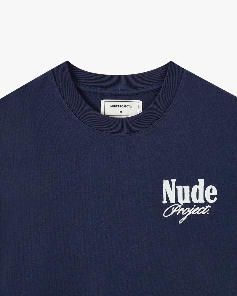 Pleasures Tee Navy