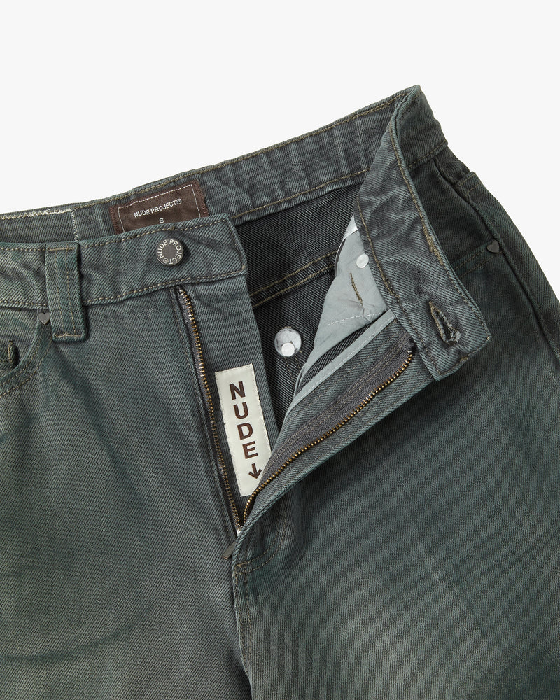 Wasted Jeans Washed Green