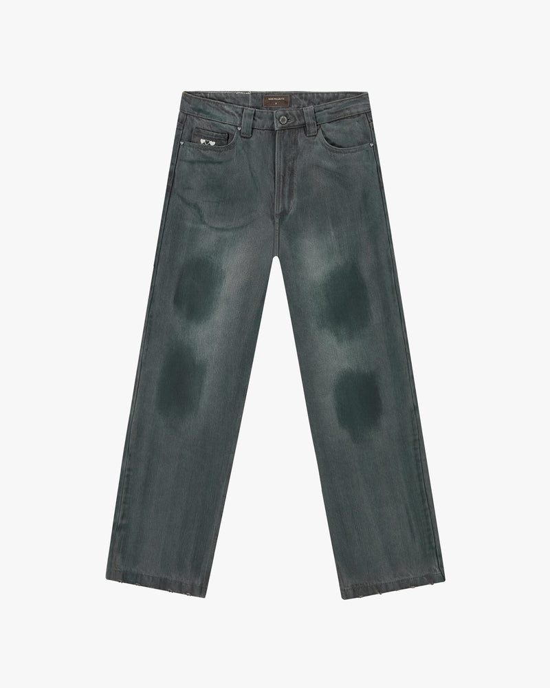 Wasted Jeans Washed Green
