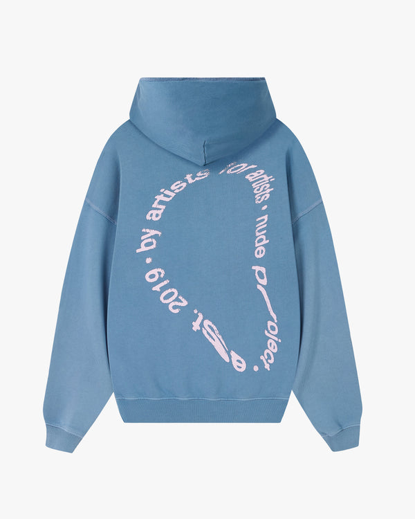 Gallery Hoodie Stone Blue