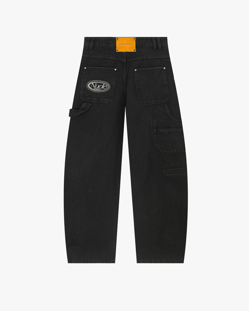 Barrel Jeans Black