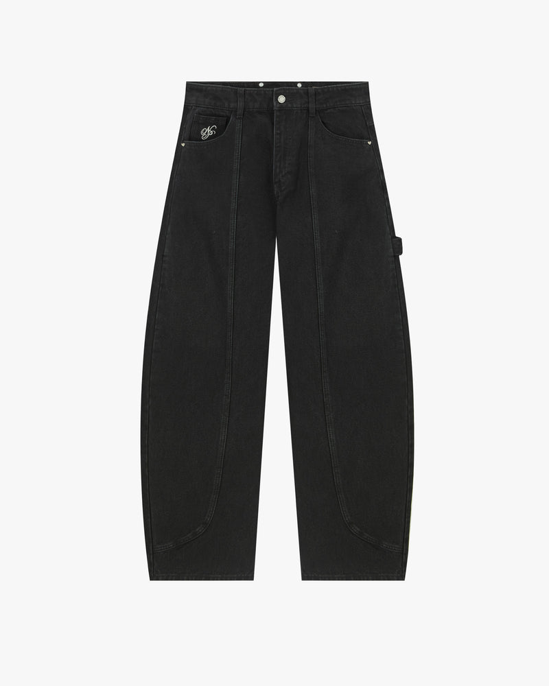 Barrel Jeans Black
