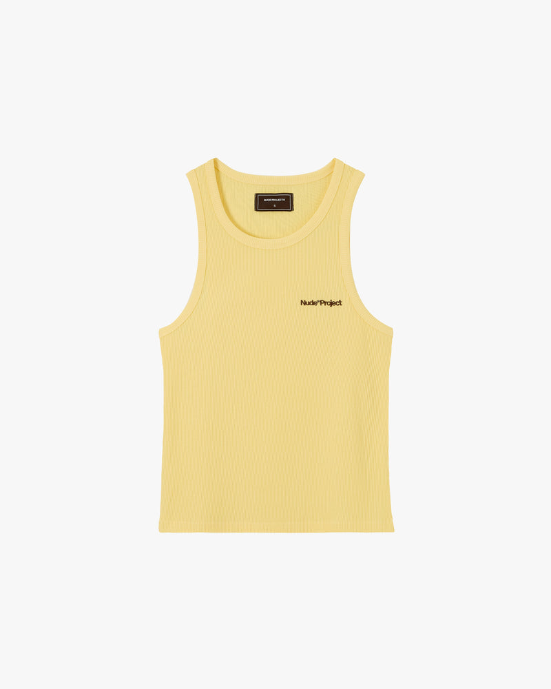 Basic Tank Top Navy/Yellow