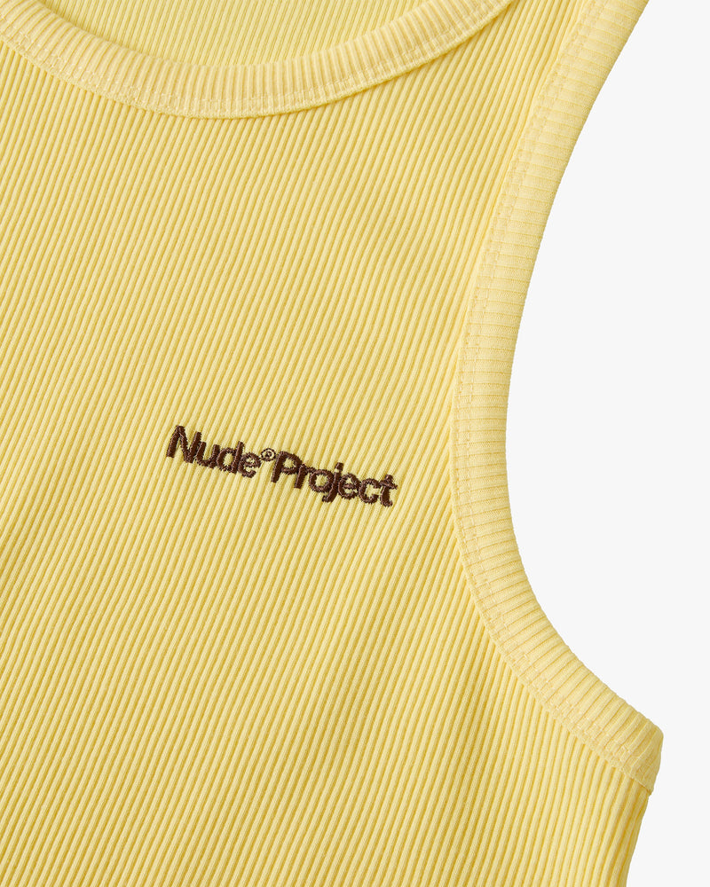 Basic Tank Top Navy/Yellow