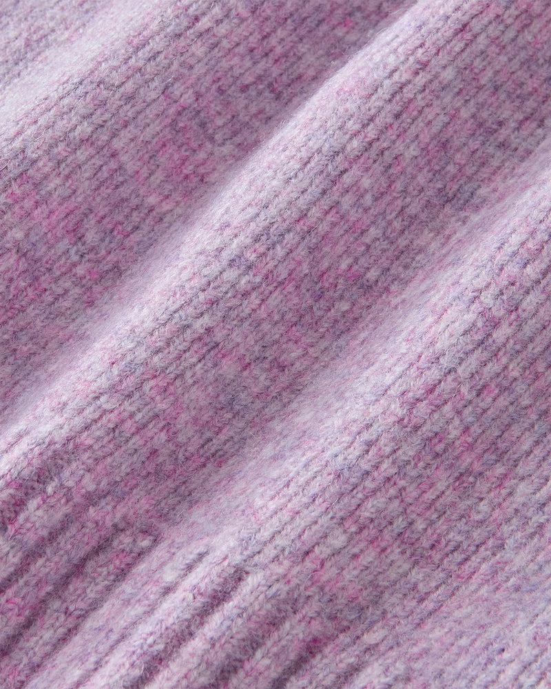 Sweet Knit Zip-up Cardigan Lilac