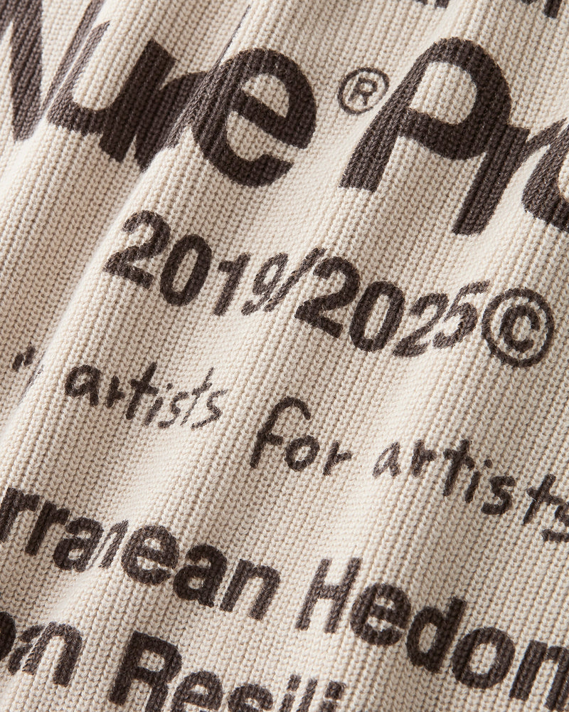 Besito Knit Zip-Up Hoodie Beige