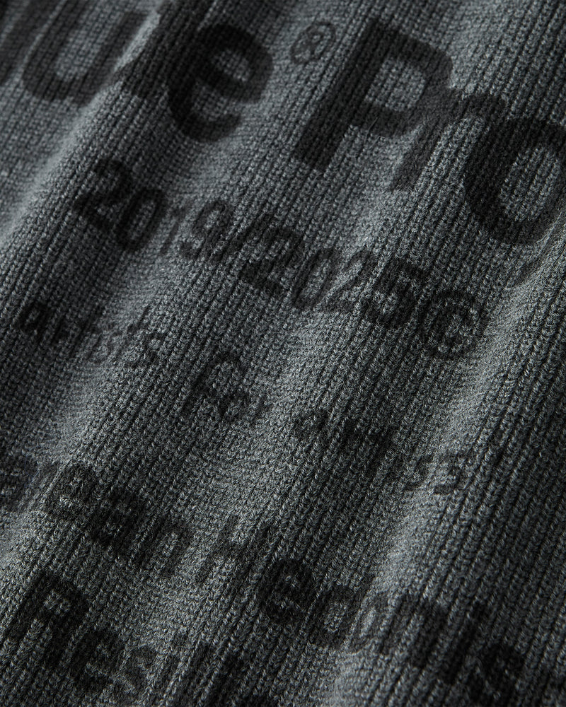 Besito Knit Zip-Up Hoodie Ash