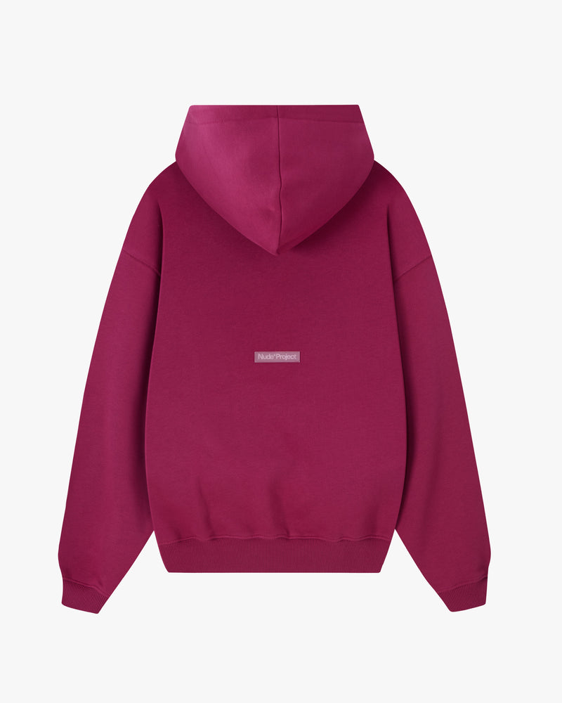 Gravity Zip-Up Hoodie Burgundy