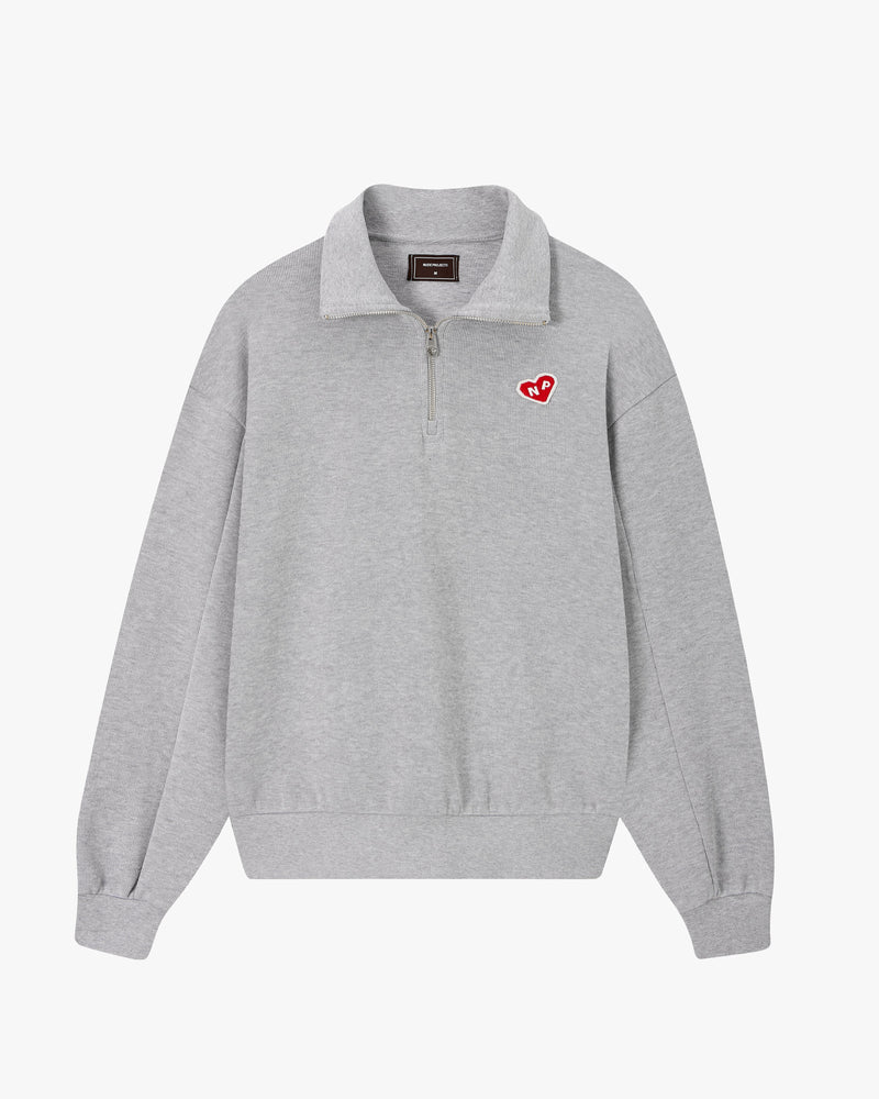 Cutie Heart Half-Zip