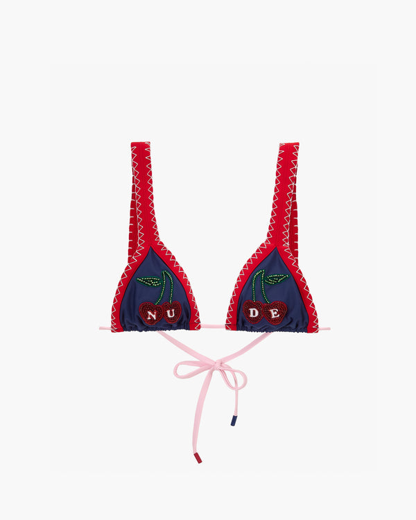 Coralite Bikini Top Blue