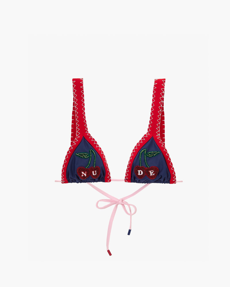 Coralite Bikini Top Blue