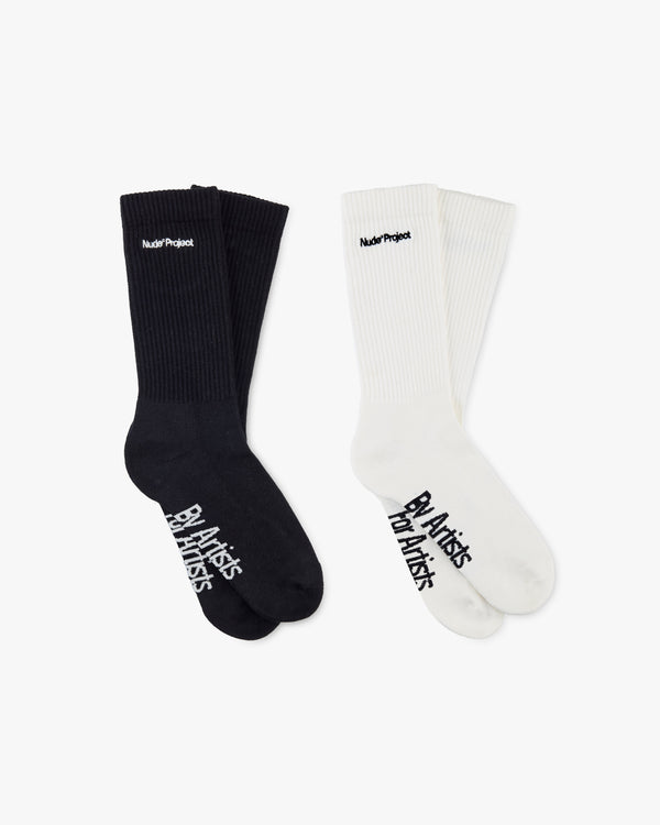 Core Socks Black/White