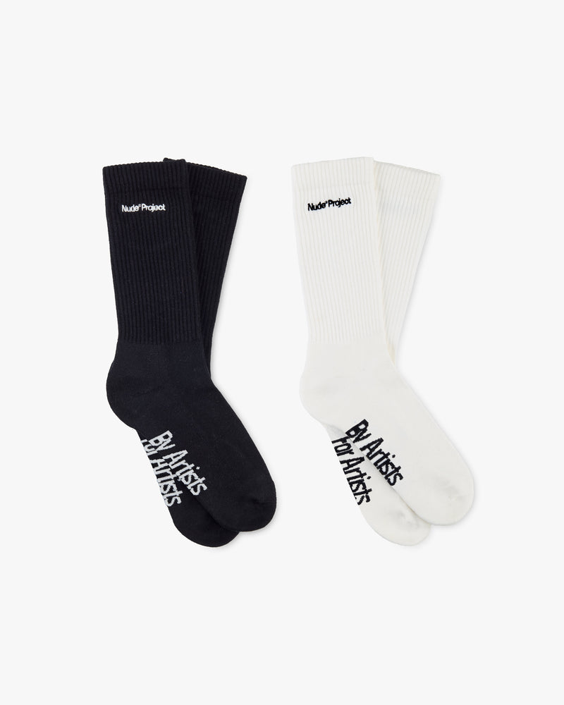 Core Socks Black/White