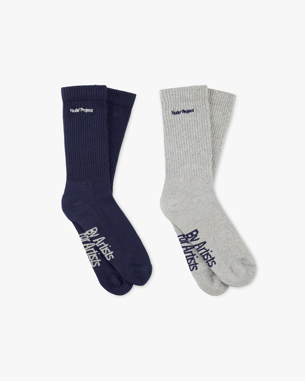 Core Socks Blue/Grey
