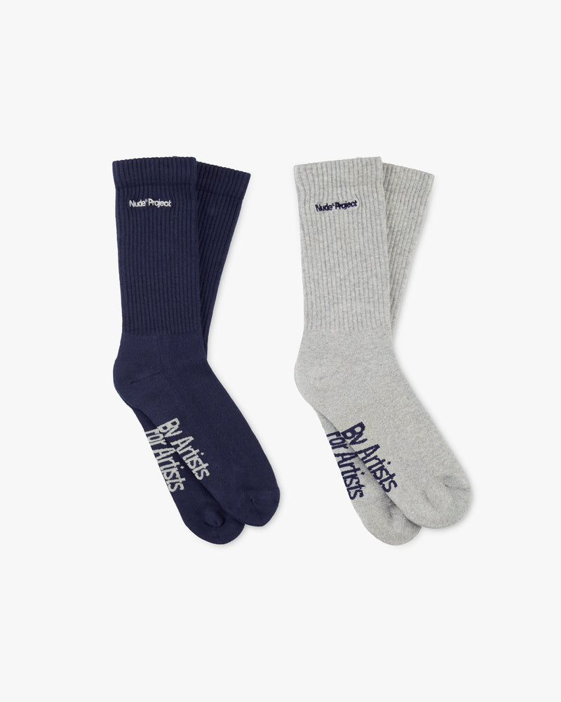 Core Socks Blue/Grey