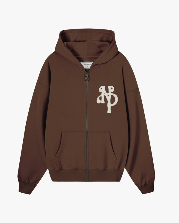 Kill Bill Zip-Up Hoodie Brown