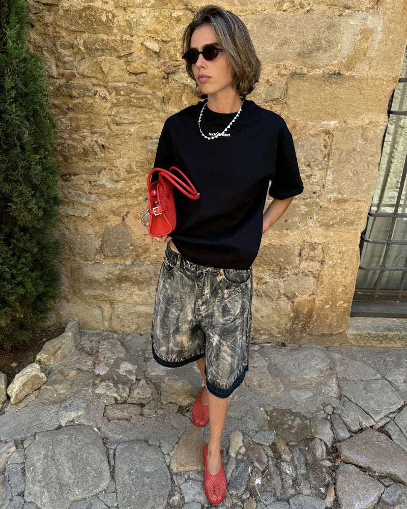 Cherry Logo Tee Black