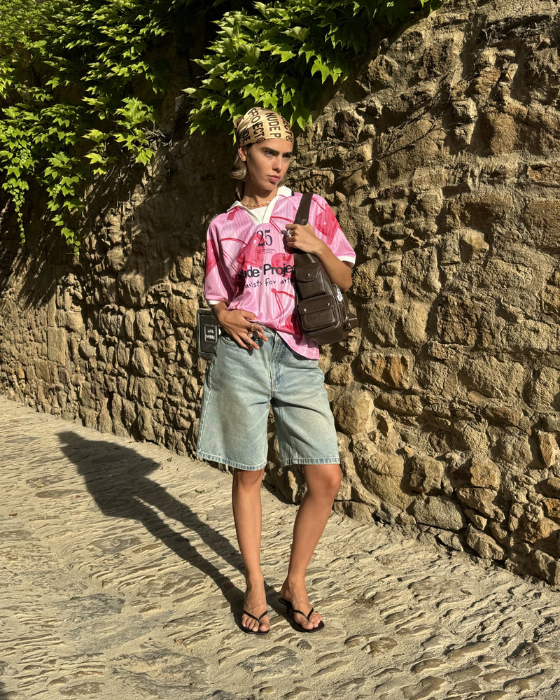 Basic Denim Shorts Sand Wash