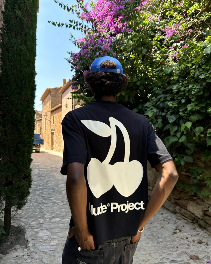 Cherry Logo Tee Black