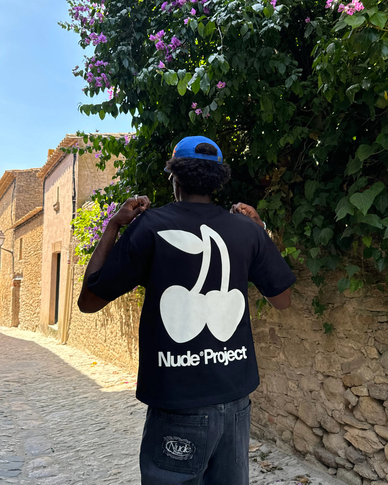 Cherry Logo Tee Black