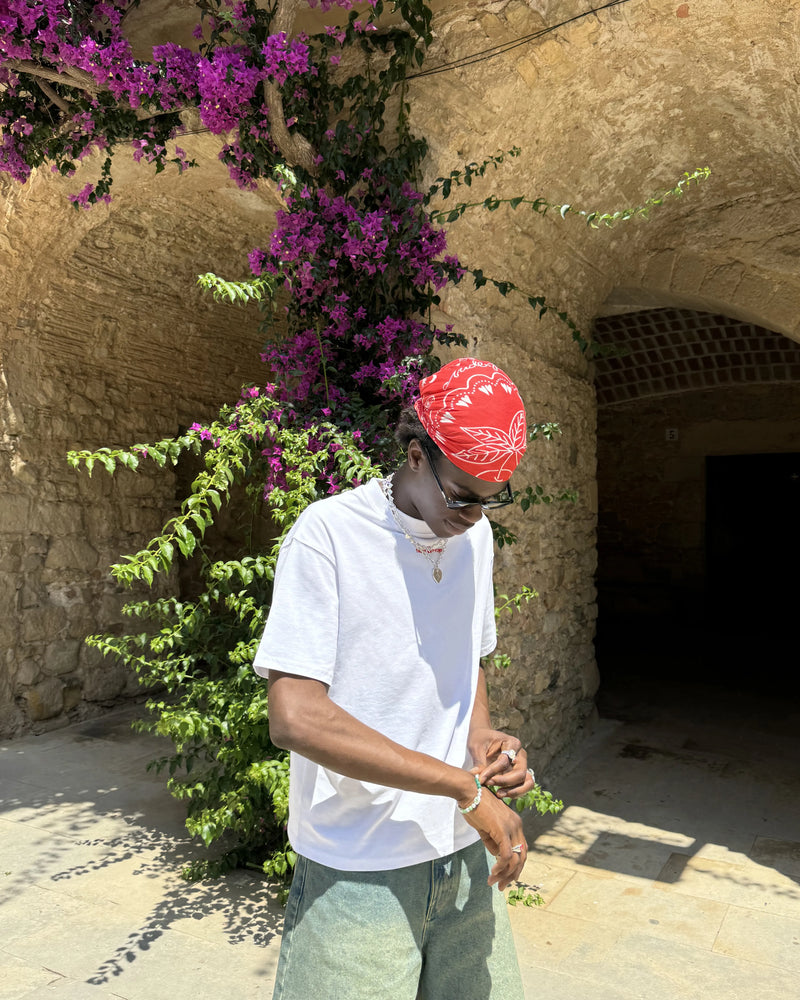 Cherry Logo Tee White