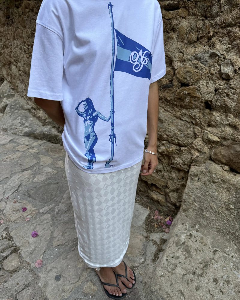 Flag Tee White